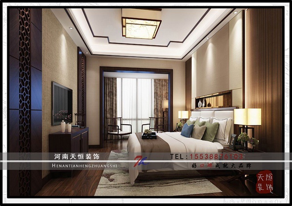 洛陽裝飾公司建業(yè)桂園中式設計欣賞